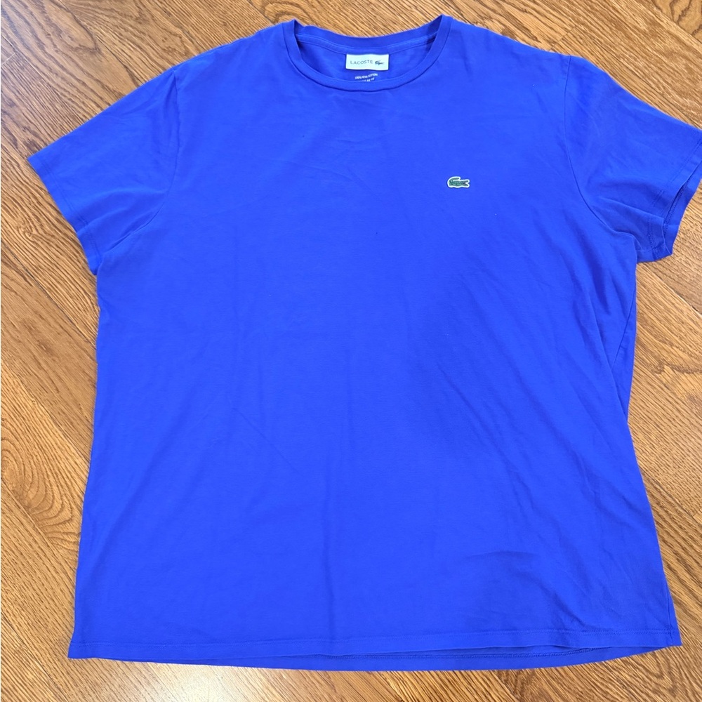 Lacoste‎ Men’s T-shirt. Size XXL Royal Blue